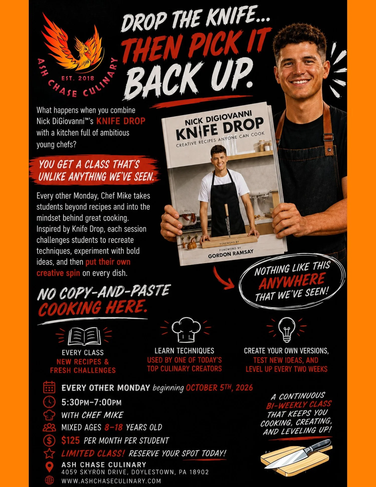 Knife Drop Bi-Weekly Class