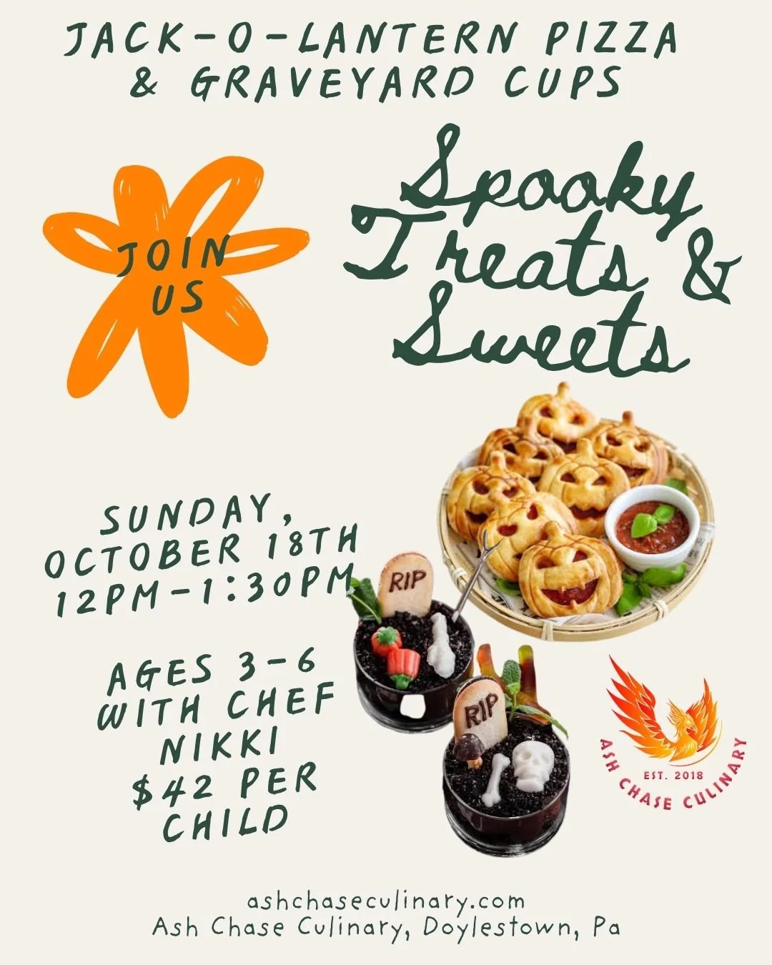 Spooky Treats and Sweets Class