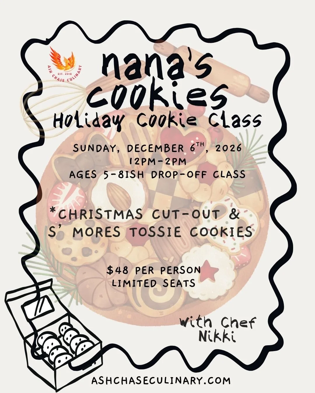 Nana's Cookies Holiday Baking Class