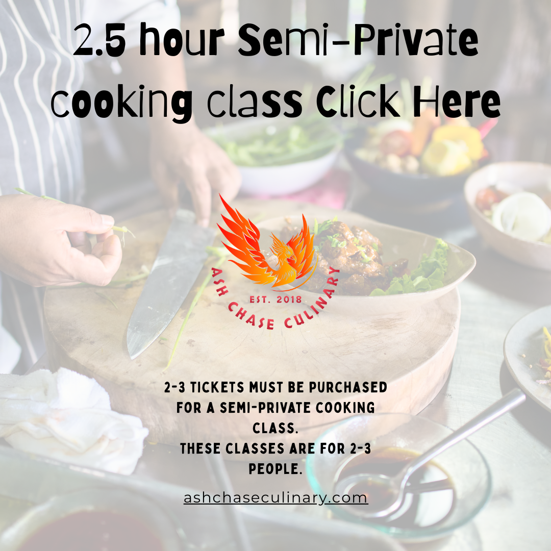 Semi-private cooking class