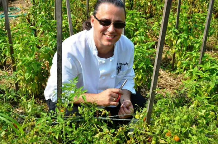 Head Chef Instructor Bill Murphy outdoors